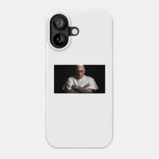 Tough Pope Francis with Tattoos Meme Phone Case
