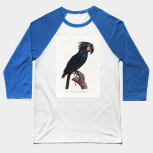 Black Palm Cockatoo. Francois Levaillant Baseball T-Shirt