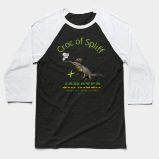 Croc of Spliff Baseball T-Shirt