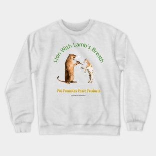 Lion With Lamb's Breath Crewneck Sweatshirt
