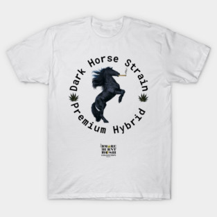 Dark Horse Strain Motif T-Shirt