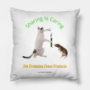 Sharing Is Caring Pillow
