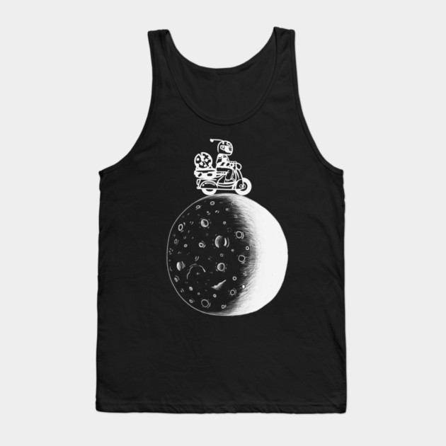 Driving on the moon Tank Top by Pixel Threads 