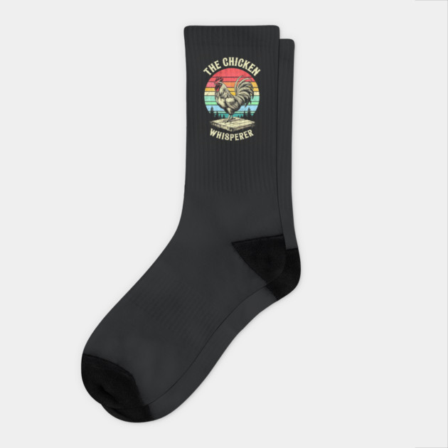 Fowl Talk: The Chicken Whisperer Socks by Steve