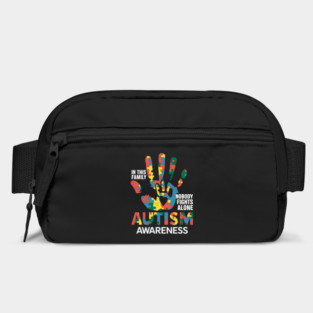 Autism Awareness In This Family Nobodys Fights Alones Bag