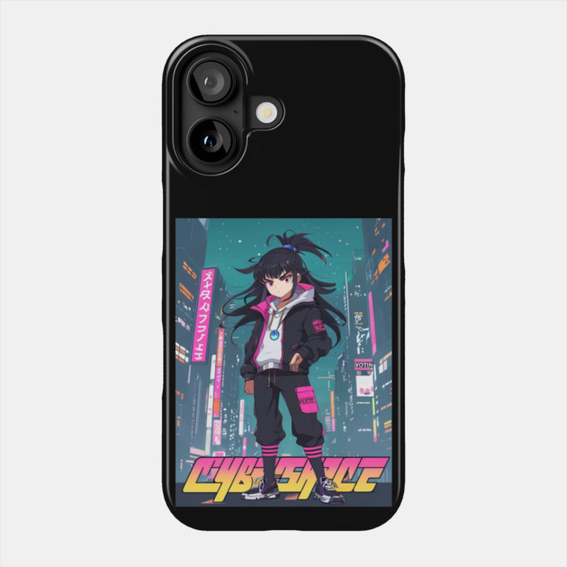 Dynamic Anime Vibes: A Journey of Color and Emotion Phone Case by Steve