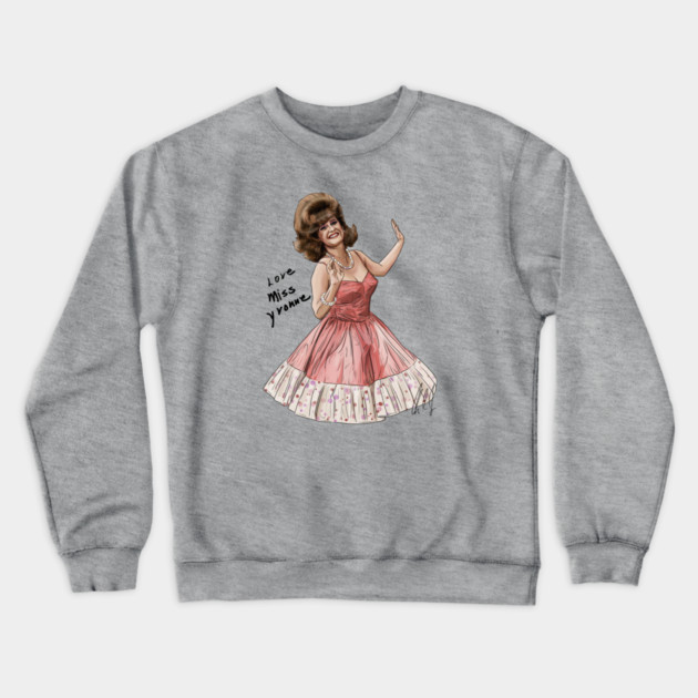 Miss Yvonne: The Most Beautiful Woman in Puppetland Crewneck Sweatshirt by 51Deesigns