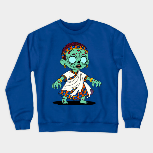 Cute Congolese Zombie Crewneck Sweatshirt by H. R. Sinclair