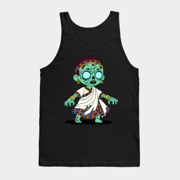 Cute Congolese Zombie Tank Top by H. R. Sinclair