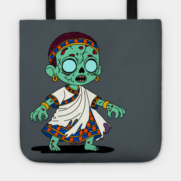 Cute Congolese Zombie Tote by H. R. Sinclair