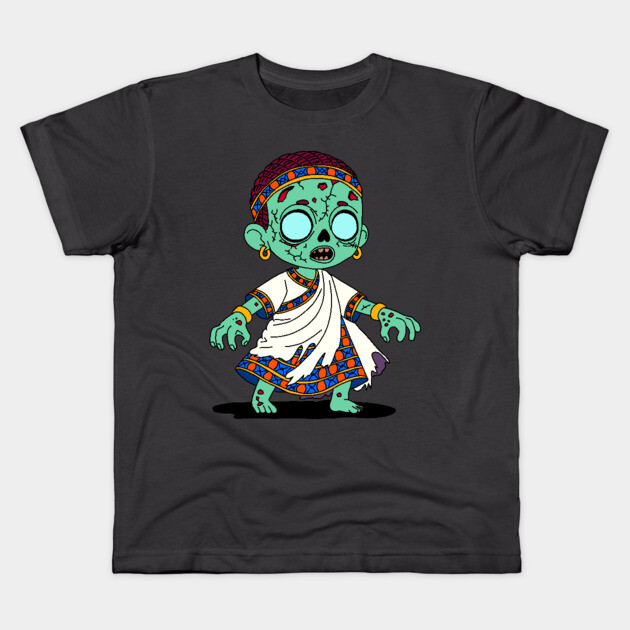 Cute Congolese Zombie Kids T-Shirt by H. R. Sinclair