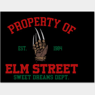Property of elm street Posters and Art
