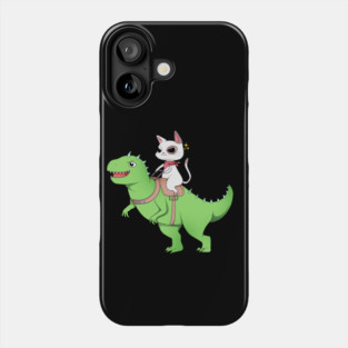 Funny Cat Riding Dinosaur, Love Cats Phone Case