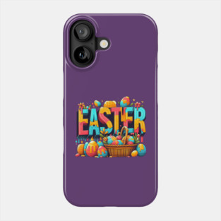 Vintage Easter Vibes – Retro-Inspired Holiday Design Phone Case