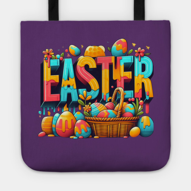 Vintage Easter Vibes – Retro-Inspired Holiday Design Tote by Ben's Store 1