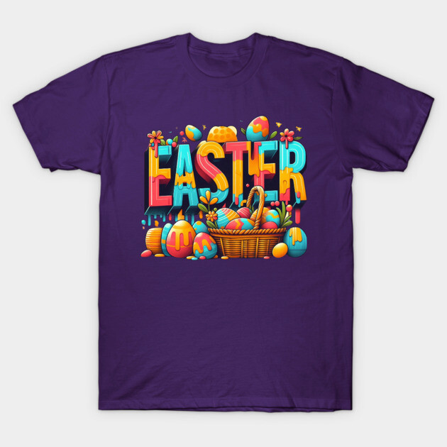 Vintage Easter Vibes – Retro-Inspired Holiday Design T-Shirt by Ben's Store 1