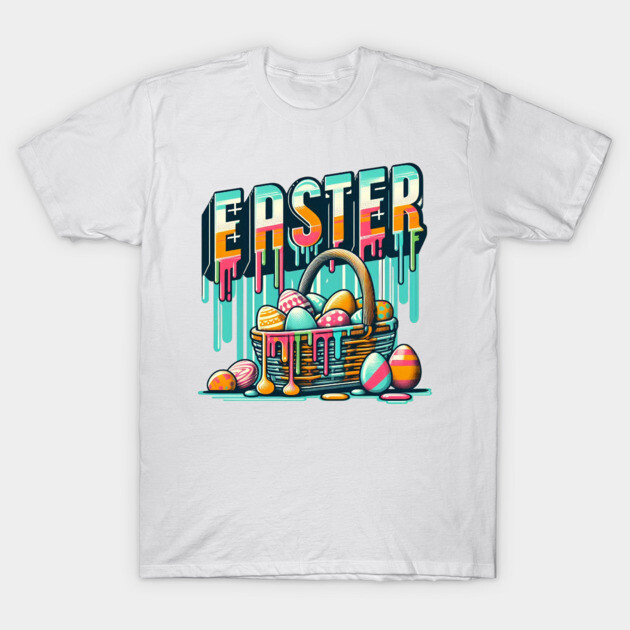 Vintage Easter Vibes – Retro Inspired Holiday Design T-Shirt by Ben's Store 1