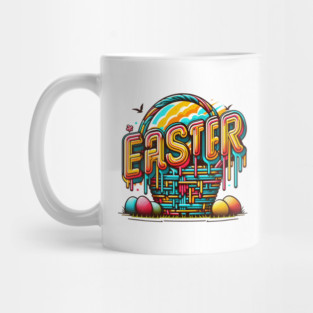 Easter- Stylish Vintage Retro Holiday Design Mug