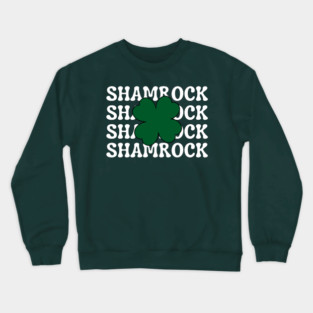 Shamrock Typography Crewneck Sweatshirt