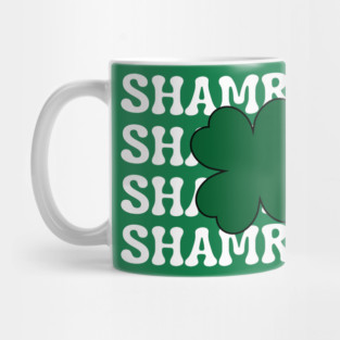 Shamrock Typography Mug