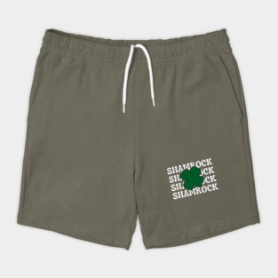Shamrock Typography Shorts