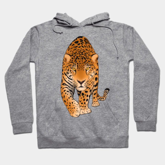 Jaguar Panther, Big Cat Art Hoodie by logiamerch