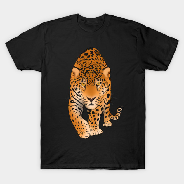 Jaguar Panther, Big Cat Art T-Shirt by logiamerch