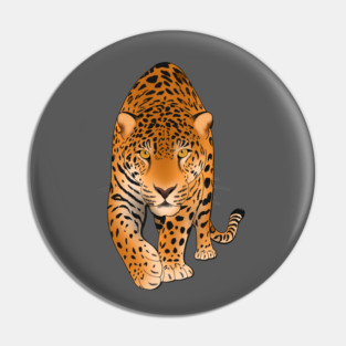 Jaguar Panther, Big Cat Art Pin