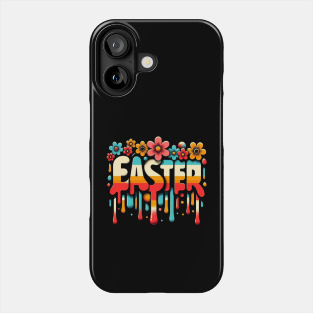 Vintage Easter Floral – Retro Easter Design for a Timeless Holiday Phone Case by Ben's Store 1