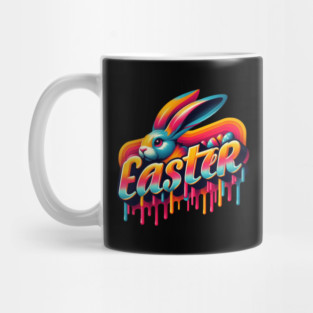 Vintage Easter Bunny – Retro Design for a Classic Celebration Mug