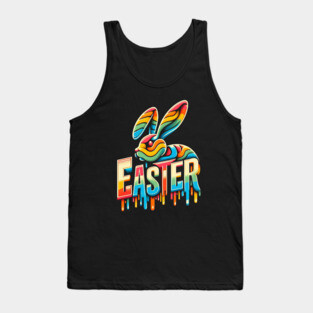 Easter Bunny –Vintage  Retro Design for a Classic Celebration Tank Top