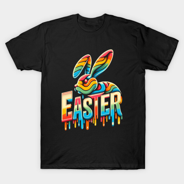 Easter Bunny –Vintage  Retro Design for a Classic Celebration T-Shirt by Ben's Store 1