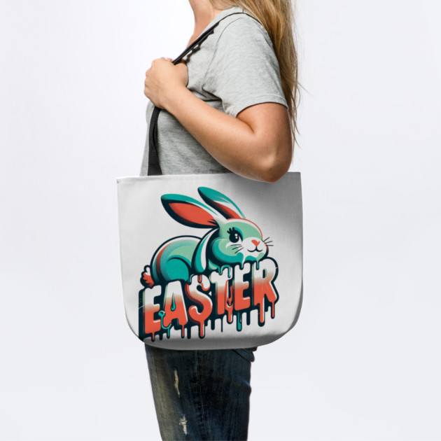 Easter Bunny –Vintage Design with Retro Text for a Classic Celebration by Ben's Store 1