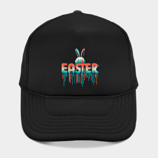 Easter Retro Vintage Bunny Old-School Hat