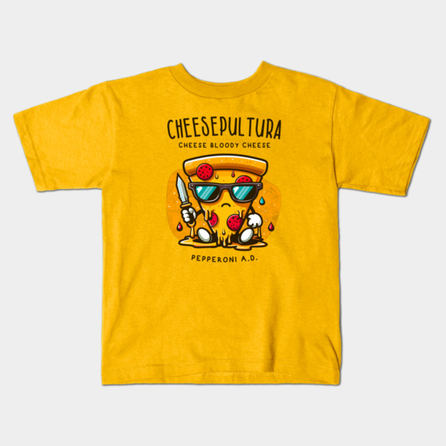 CHEESEPULTURA Kids T-Shirt by Fabrik