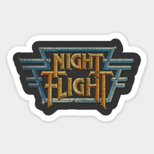 Night Flight Sticker