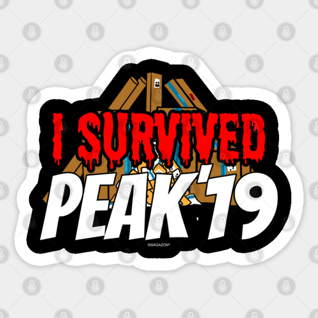 Survived Peak 2019 Sticker by belownormal