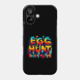 EGG HUNT – Retro Style for Easter Fun Phone Case