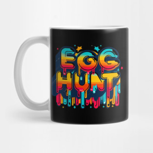 EGG HUNT – Retro Style for Easter Fun Mug
