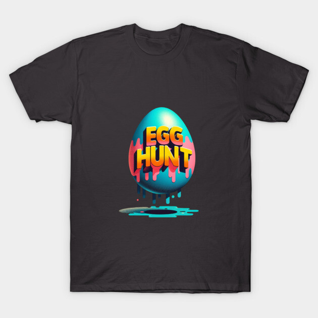 EGG HUNT – Retro Style Easter Fun T-Shirt by Ben's Store 1