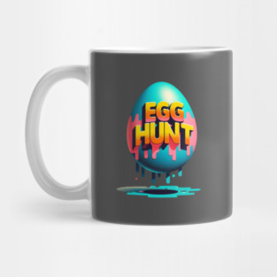 EGG HUNT – Retro Style Easter Fun Mug