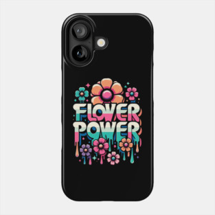 Flower Power – Retro Style for Peace and Love Phone Case