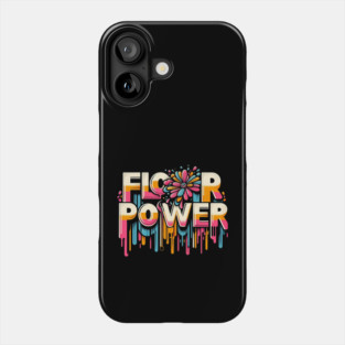 Flower Power – Retro Style for Peace and Love, Nostalgic Phone Case
