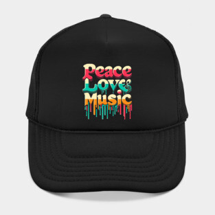 Peace, Love & Music – Retro Style for Groovy Souls Hat