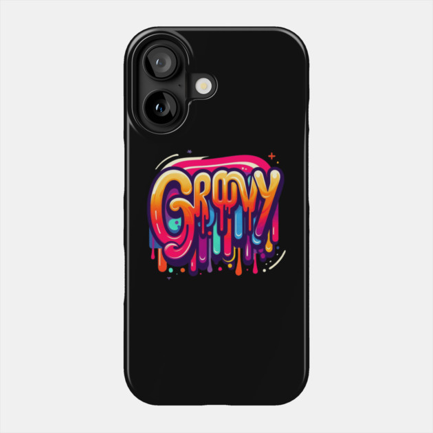 Groovy – Retro Style Tee for Vintage Vibes Phone Case by Ben's Store 1