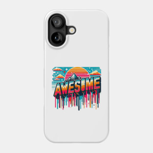 Awesome – Retro Style for Timeless Cool Phone Case