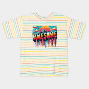 Awesome – Retro Style for Timeless Cool Kids T-Shirt