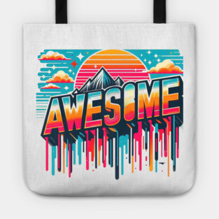 Awesome – Retro Style for Timeless Cool Tote