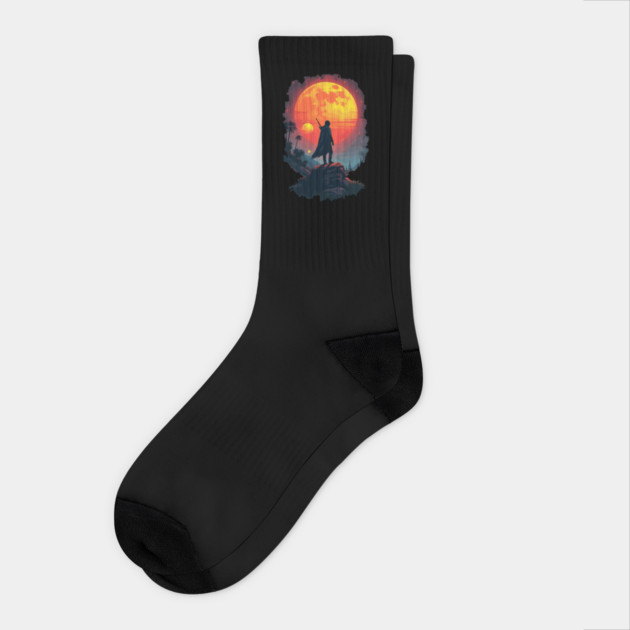 Cosmic Warrior Socks by Urbanprint