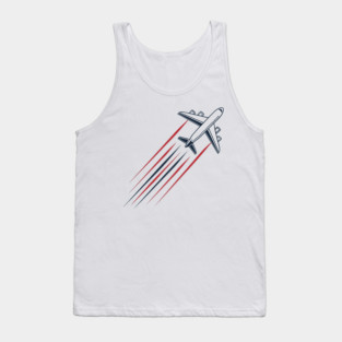 Plane Warping Tank Top